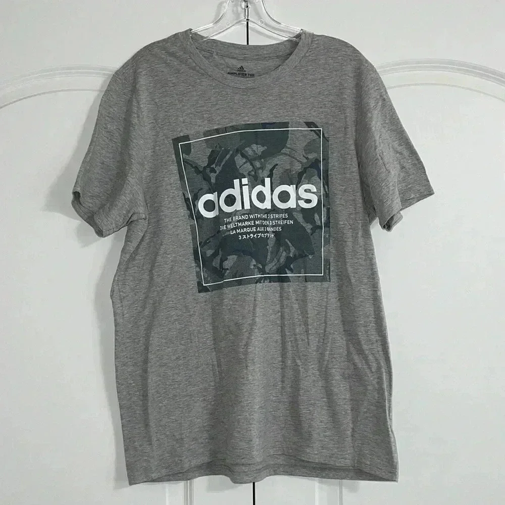 Adidas Grey Amplifier Tee​​